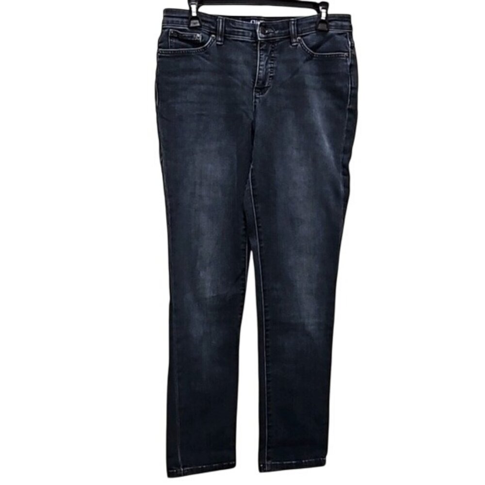 Chaps Daniella Slim Leg Denim Jean Size 8 Women's Classic Casual Blue